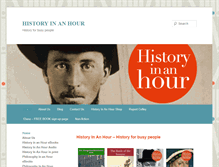 Tablet Screenshot of historyinanhour.com